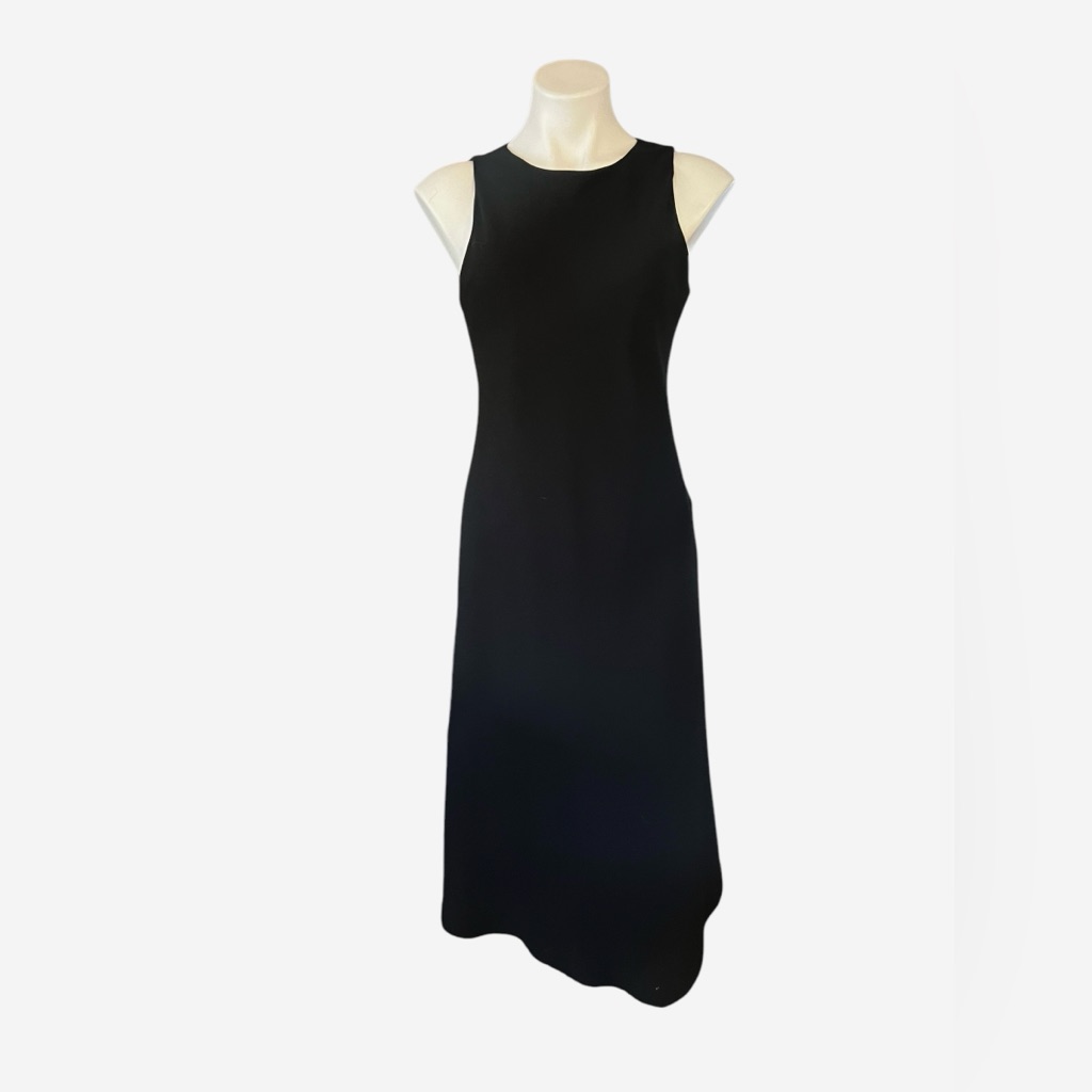 Jones New York Women's Dress Midi, Black Size 10 Exclusive Asymmetric Hem